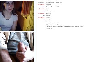الموقع يضم chatroulette. قطاع قليلا بالنسبة لي الاباحية على الانترنت الروسية أمي صديق