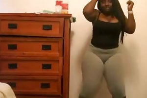 Bbw الأبنوس الكعك في الرمادي طماق مشاهدة فيلم اباحي عاهرة
