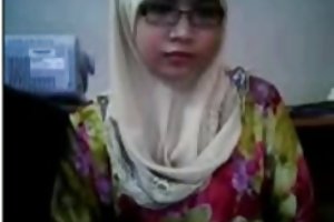 الملايو - tudung, depan كام الأفلام الروسية شعر على الانترنت